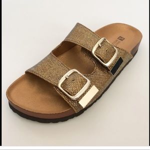New white mountain sandals